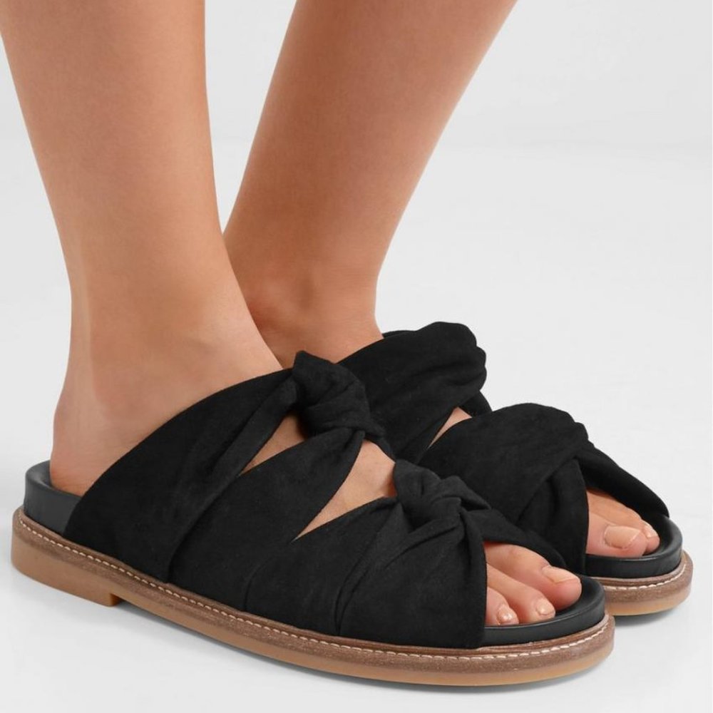 Ganni Anoush Suede Sandals